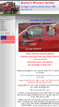 Mobile Screenshot of brownswreckerservice.com